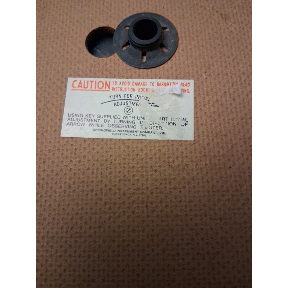 Springfield Vintage Weather Station - Thermometer, Barometer, Humidity - Picture 9 of 12